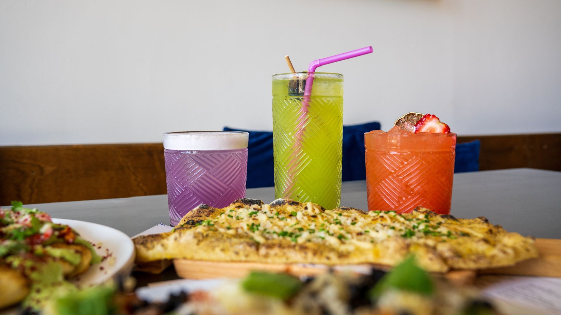 Press features batched cocktails and breakfast stuffed pizzas during brunch in St. Louis.