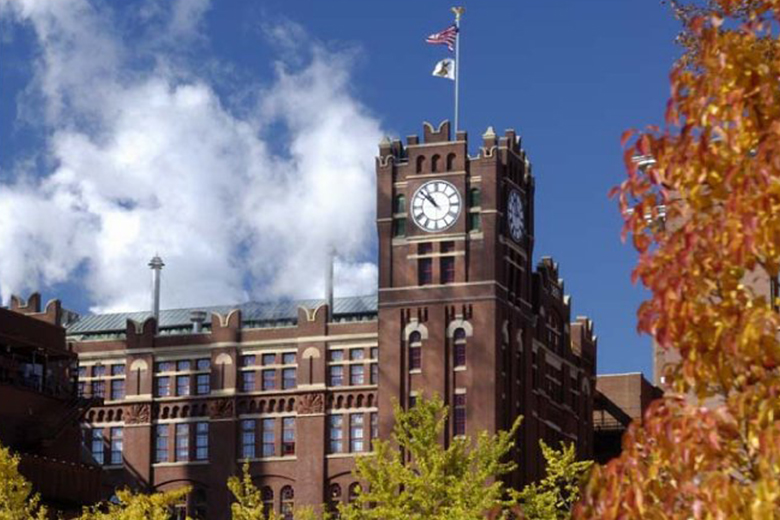 The iconic Anheuser-Busch brewery.
