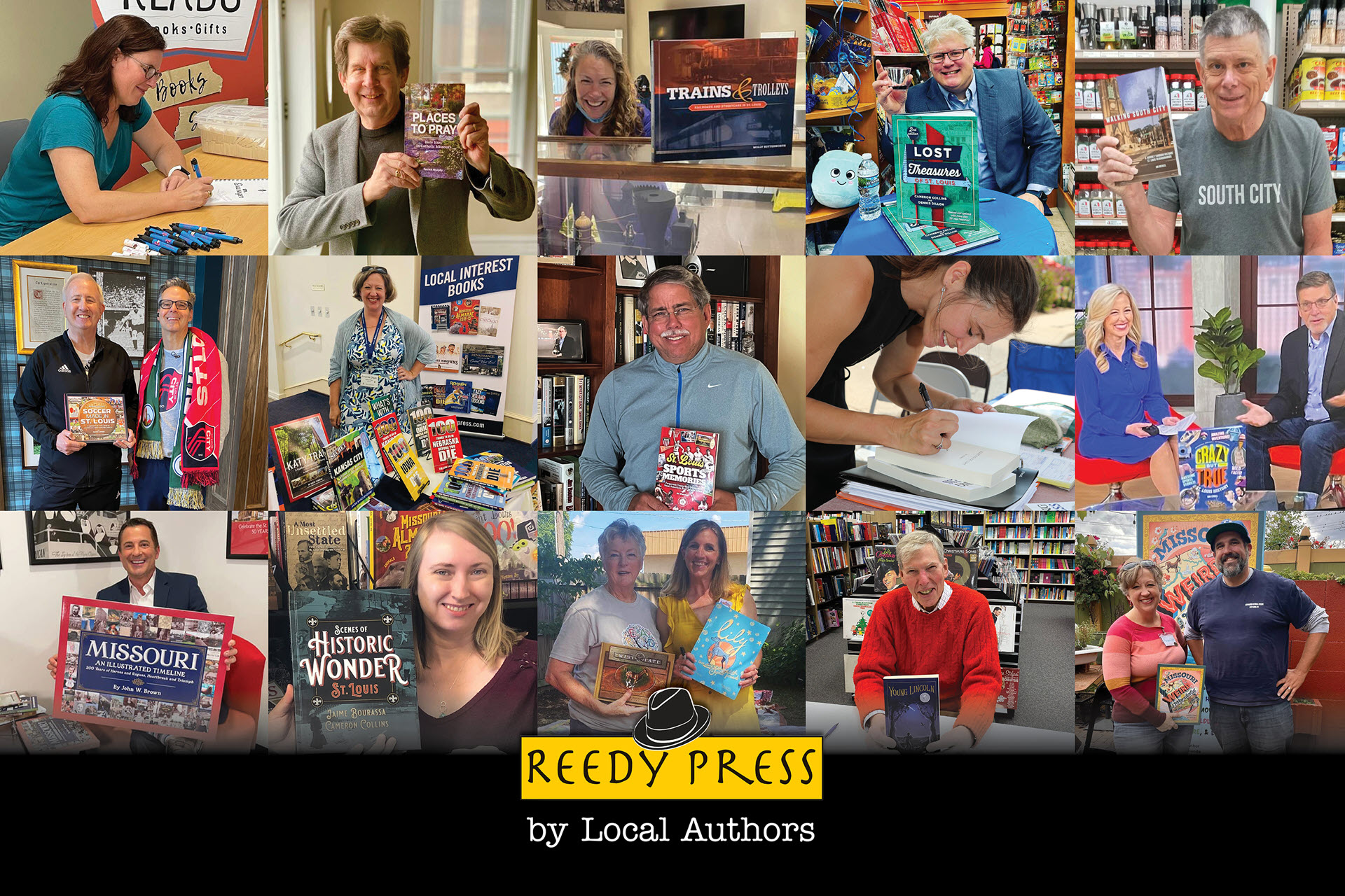 Reedy Press books by St. Louis Authors.