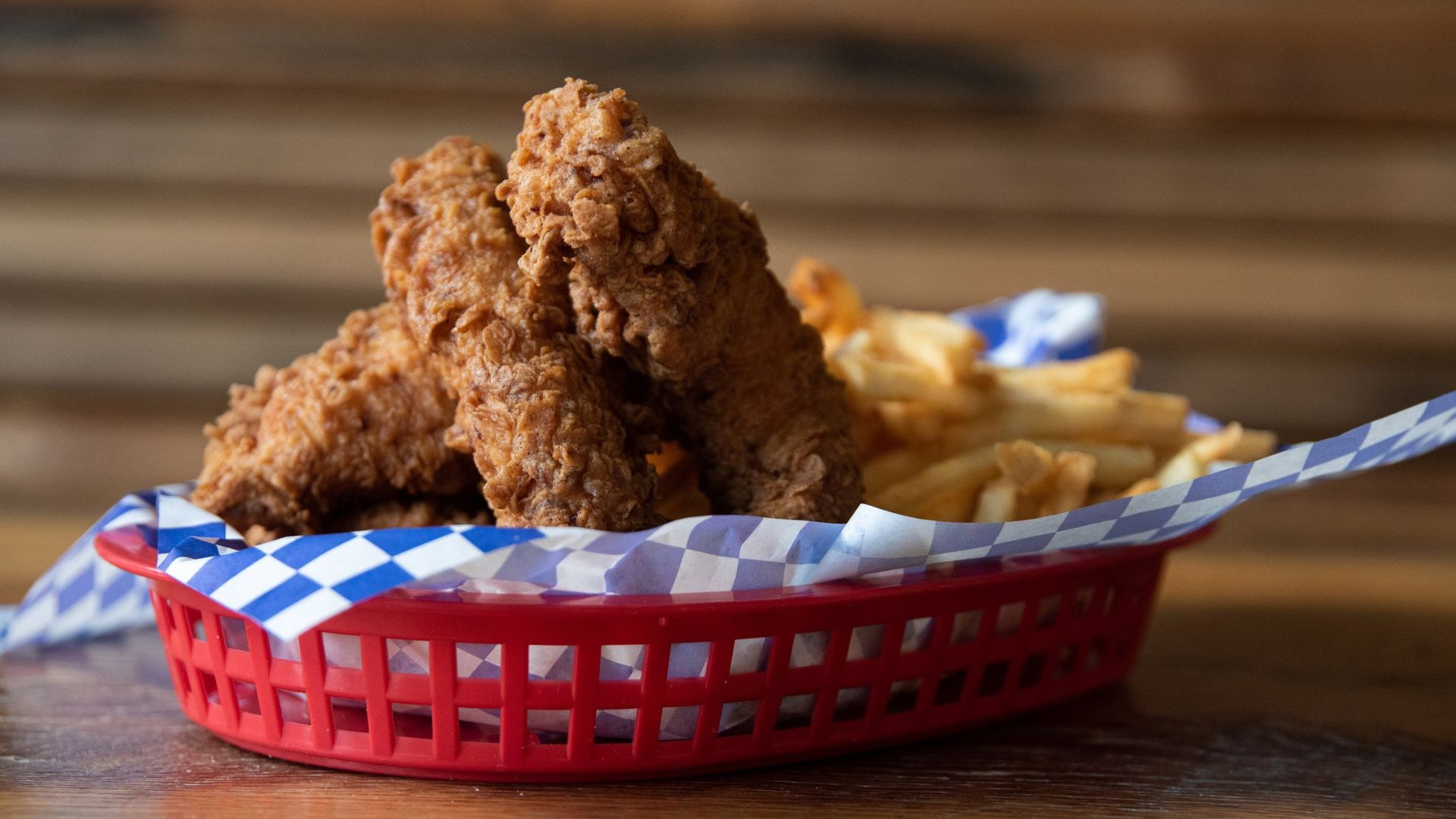 A basket of fried chicken beckons at Sunday Best in St. Louis.