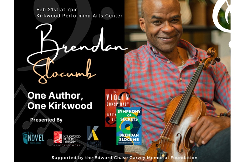 Brendan Slocumb One Author, One Kirkwood at Kirkwood Performing Arts Center.