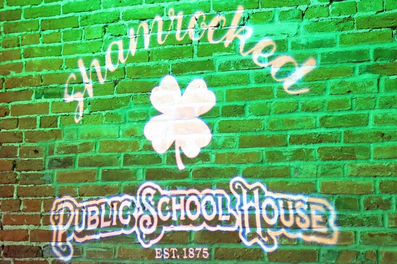 Shamrocked is a St. Patrick's Day-themed pop-up bar at Public School House.