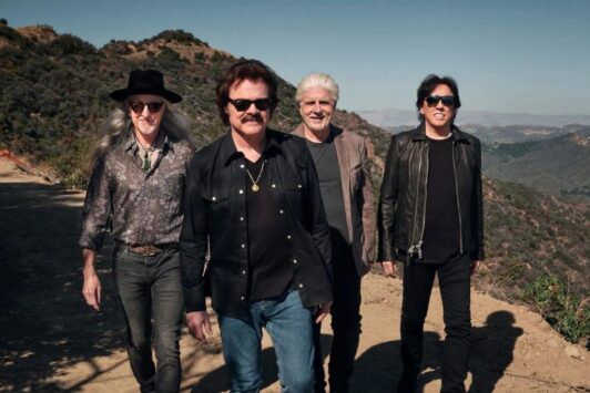 The Doobie Brothers perform live at Hollywood Casino Amphitheatre – St. Louis.