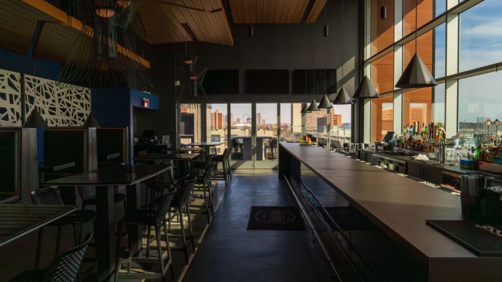 Element St. Louis Midtown has a rooftop bar with an outdoor terrace.