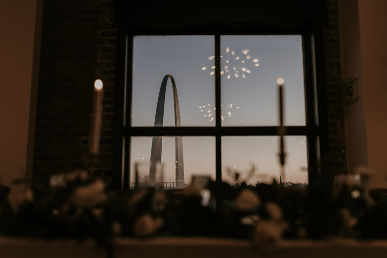 ARC at 612North Event Space + Catering on historic Laclede's Landing overlooking the Gateway Arch.