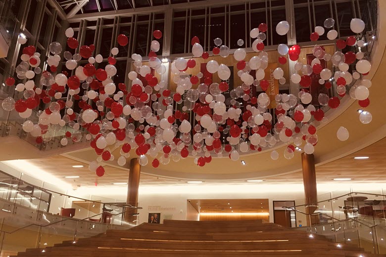 A Balloon display created by Balloonville Productions.
