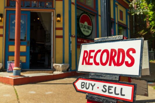 Dead Wax Records is located on Cherokee Antique Row.