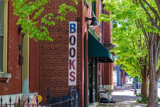 Hammonds Books is located on Cherokee Antique Row.