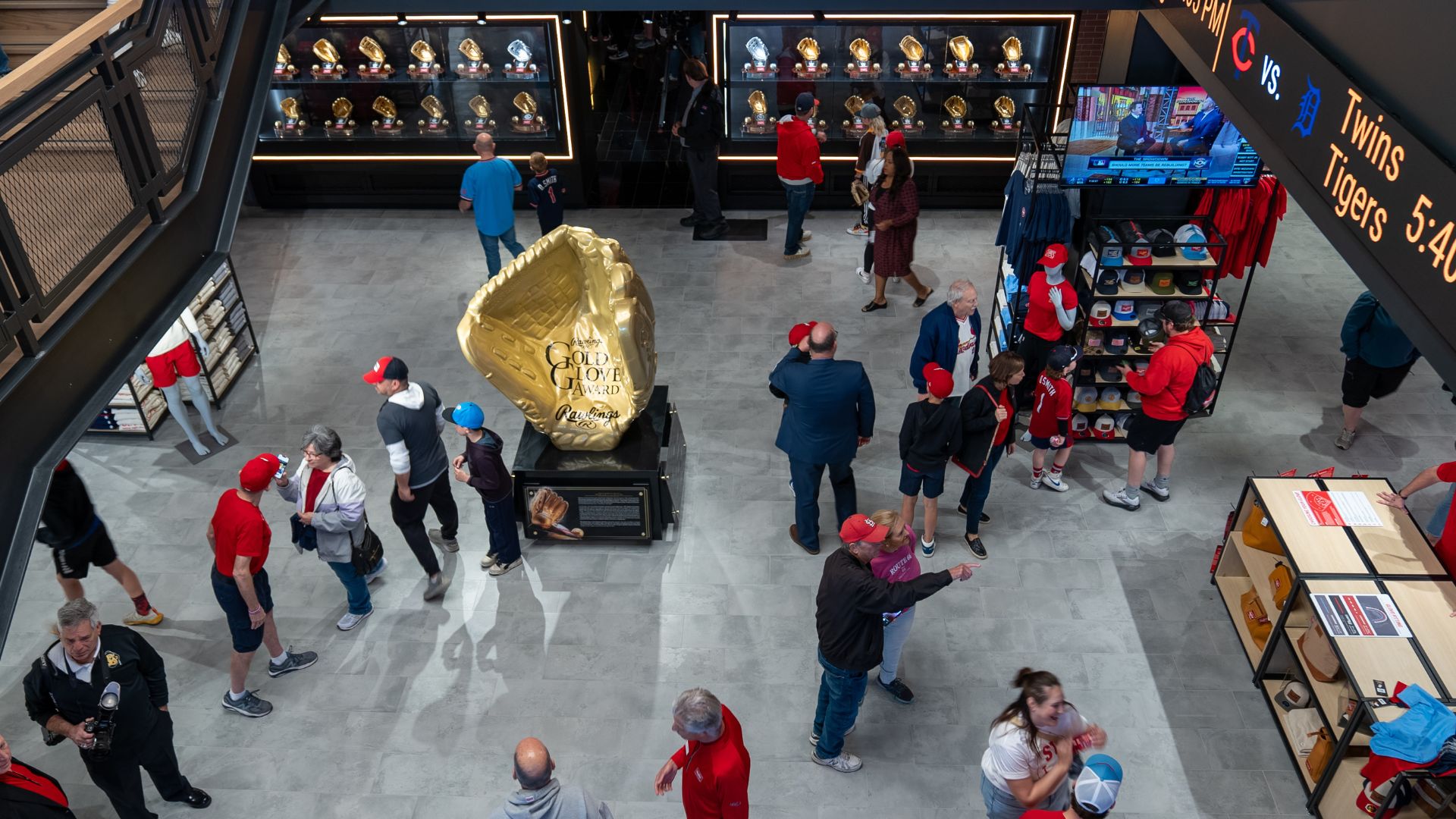 The Rawlings Experience has an immersive glove vault.
