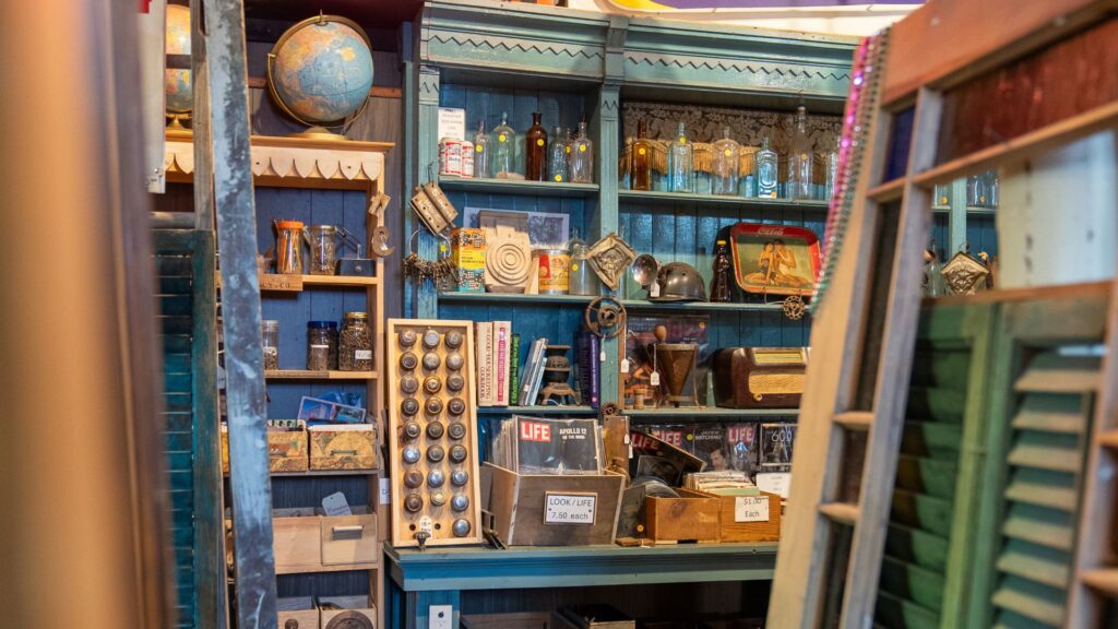 Specializing in architectural elements, Riverside Antiques is located on Cherokee Antique Row.