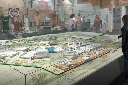 The Missouri History Museum shares a rendering of its new 1904 World's Fair exhibit.