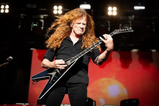 Megadeth performs live at Hollywood Casino Amphitheatre – St. Louis.