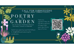 Poetry in the Garden - Current Events at Field House Museum.