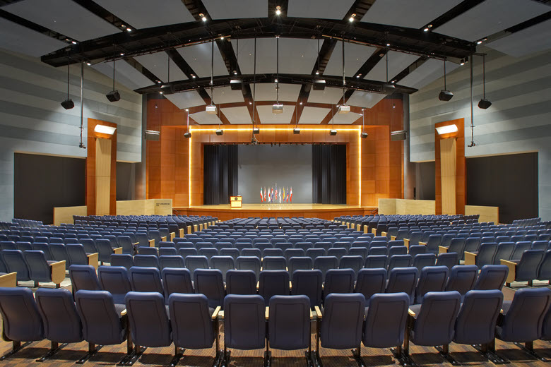 The auditorium of the Purser Center at Logan University.