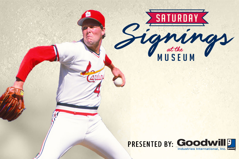 Saturday Signings with Ken Dayley at the Cardinals Hall of Fame & Museum.