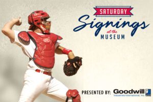 Saturday Signings with Mike Matheny at the Cardinals Hall of Fame & Museum.