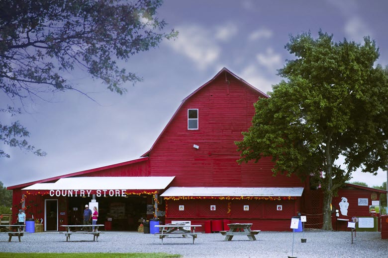 The Barn at Eckert's Grafton Farm.