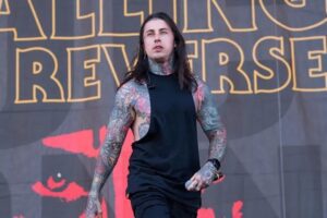 Falling in Reverse performs at Hollywood Casino Amphitheatre – St. Louis.