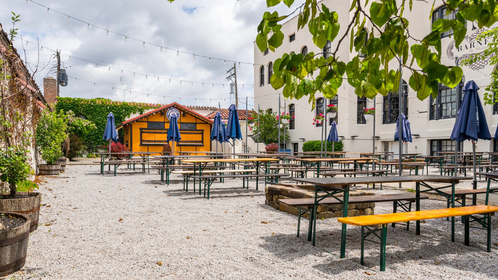 Urban Chestnut Brewing Company's Midtown location is a great place to drink craft beer during patio season in St. Louis.