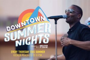 Downtown Summer Nights are happening in Kiener Plaza every Thursday.