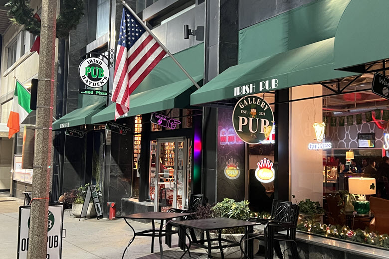 Hayden's Irish Pub Exterior in downtown St. Louis.