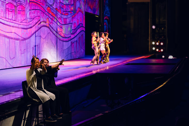 Sister Act performed on stage at The Muny.