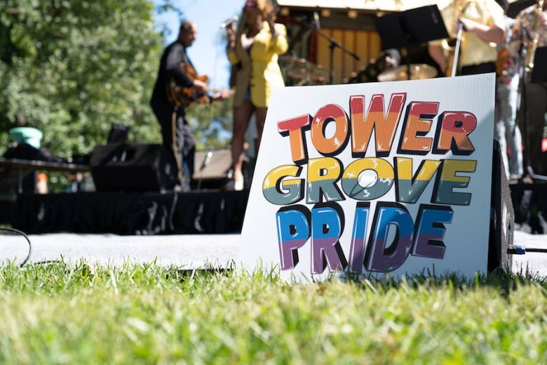Live music is part of Tower Grove Pride in St. Louis.