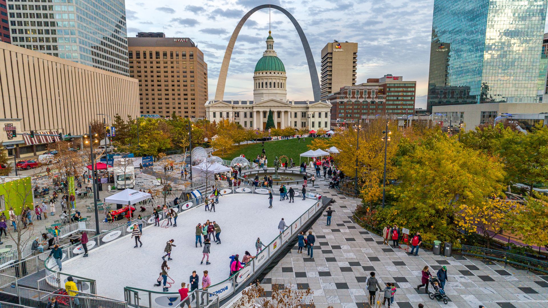 Winterfest features fan favorites such as ice skating, s'more stations and igloos.