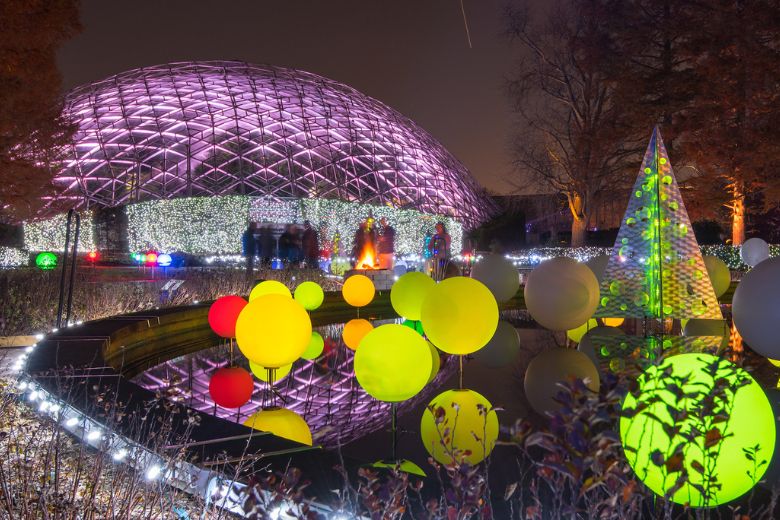 Garden Glow lights up the Missouri Botanical Garden during the holidays.