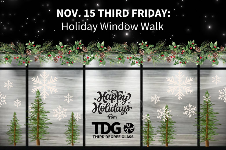 Third Friday - Holiday Window Walk in Delmar Maker District