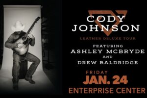 Cody Johnson will perform live at Enterprise Center on January 24.