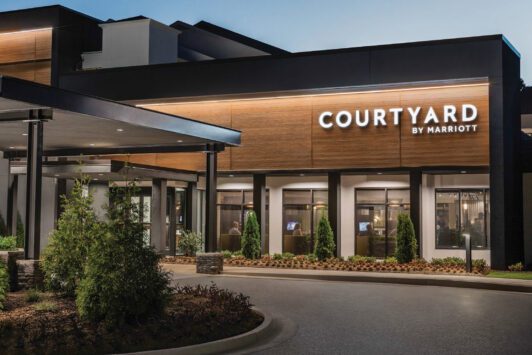 Courtyard by Marriott St. Louis Downtown West Exterior.