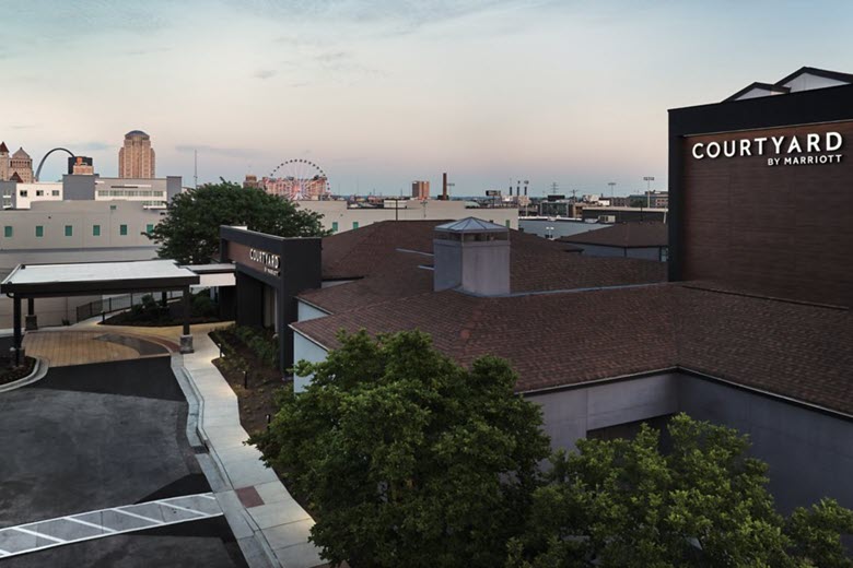 Courtyard by Marriott St. Louis Downtown West Exterior.