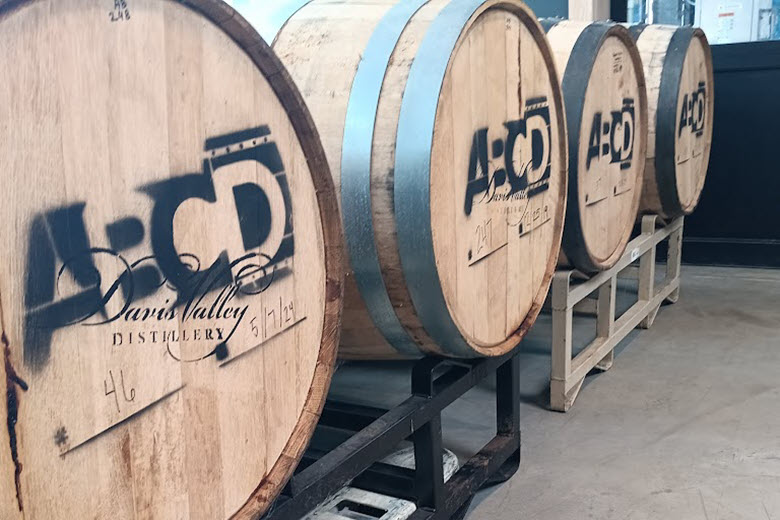 ABC Distillery Barrels.