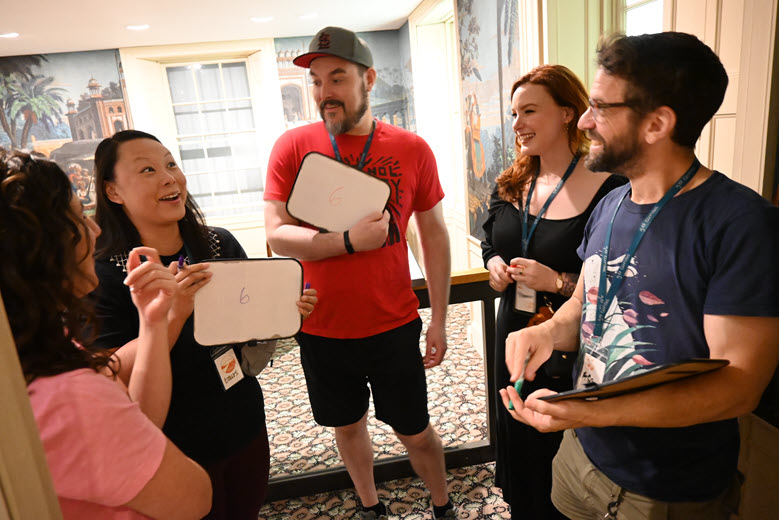 A group takes a tour led by Driving Curiosities.