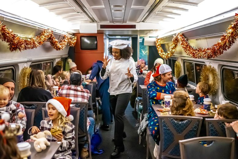 The Polar Express Train Ride at Union Station offers holiday fun in St. Louis.