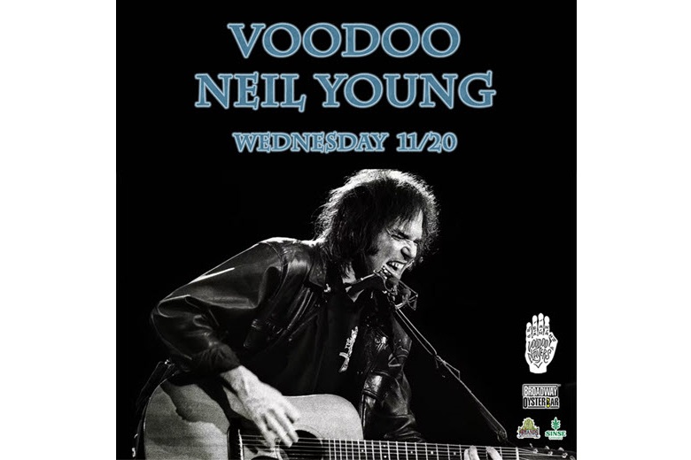 Voodoo Neil Young with Sean Canan's Voodoo Players at Broadway Oyster Bar.