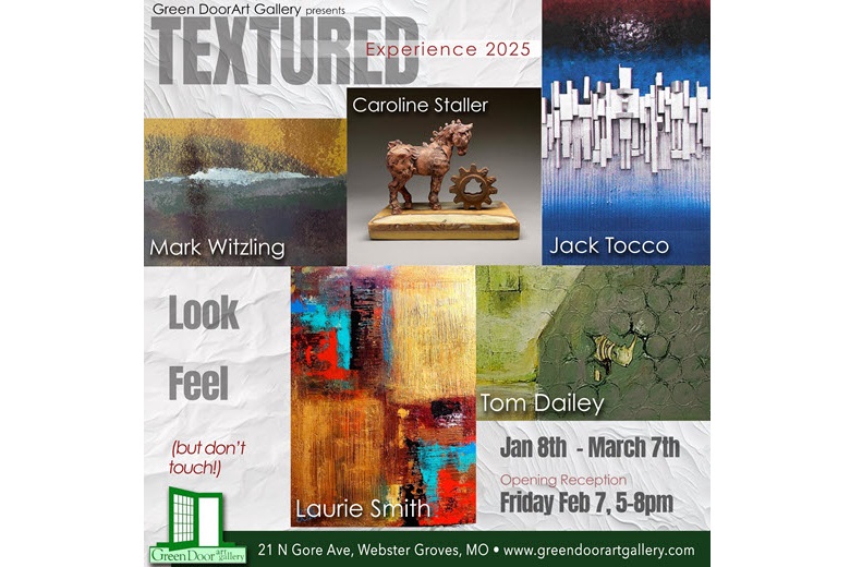 A Textured Experience at Green Door Art Gallery.