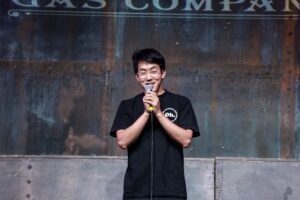 Hans Kim at Helium Comedy Club.