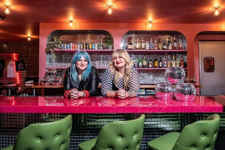 The owners of Hidden Gem dive bar and cocktail lounge.