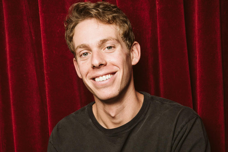 Lucas Zelnick at Helium Comedy Club.