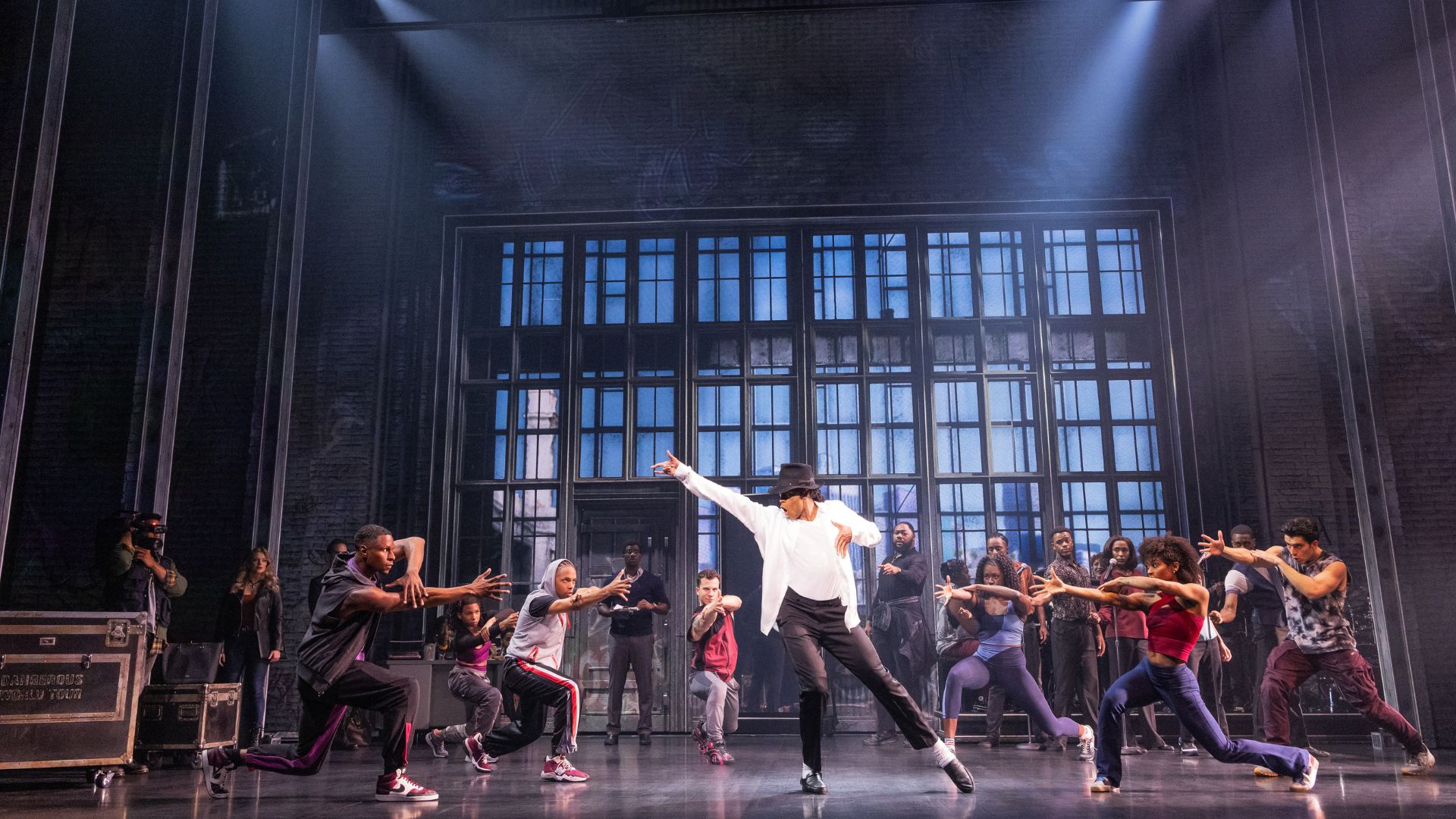 The cast of MJ shows off Michael Jackson's singular moves.