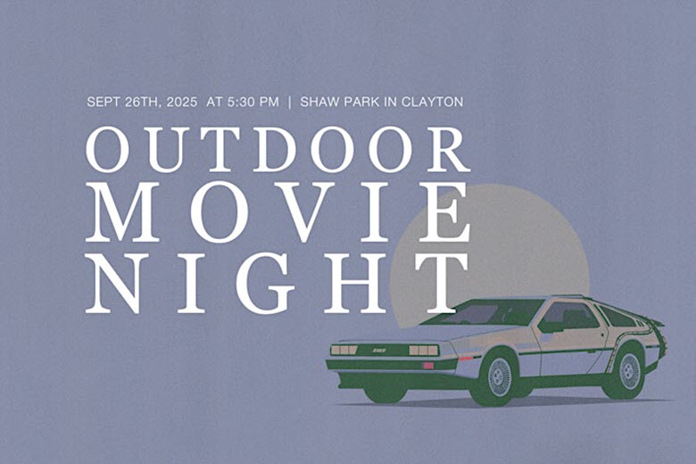 Outdoor Movie Night 2025 at Shaw Park.