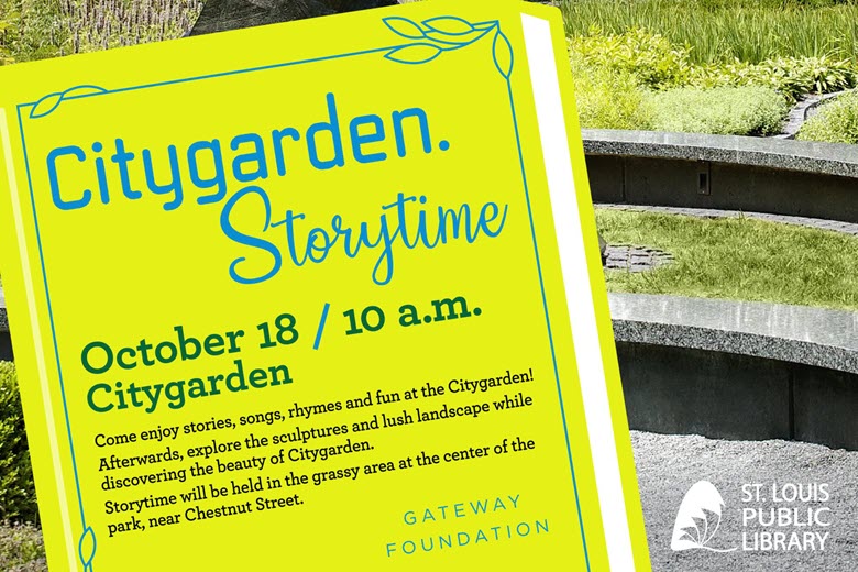Storytime at Citygarden.