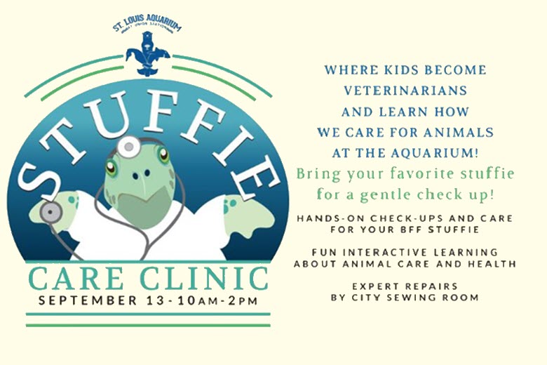 Stuffie Care Clinic at St. Louis Aquarium at St. Louis Union Station.