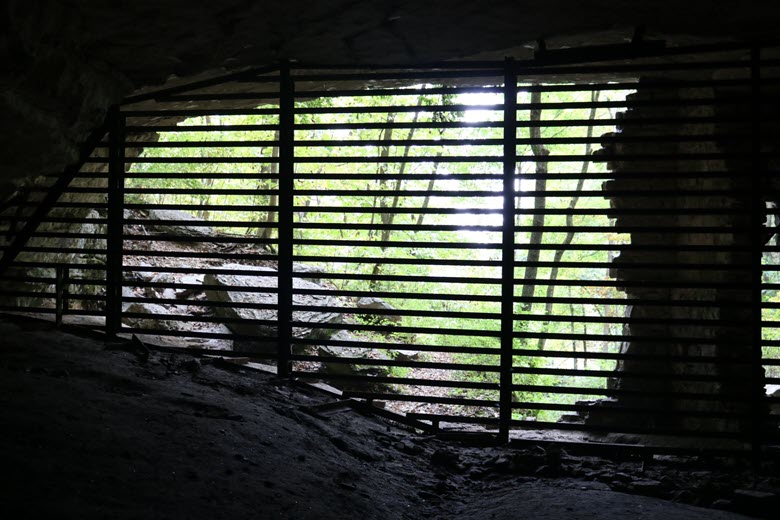 Cliff Cave After Dark.