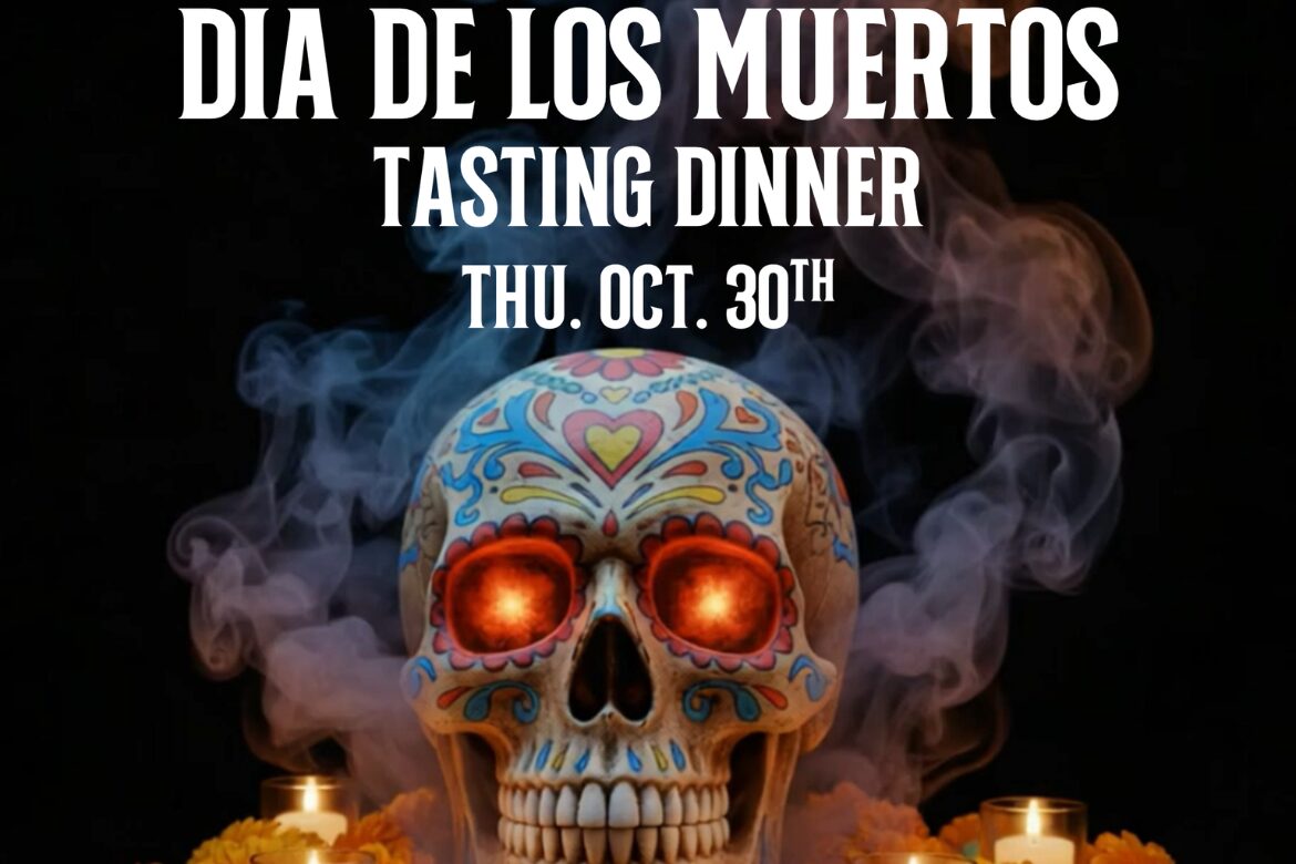 El Molino del Sureste in St Louis will host a Dia de los Muertos tasting dinner on October 30.