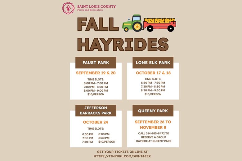 Hayrides at County Parks.