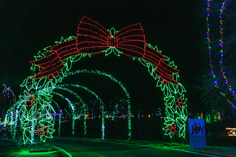 Winter Wonderland at Tilles Park.