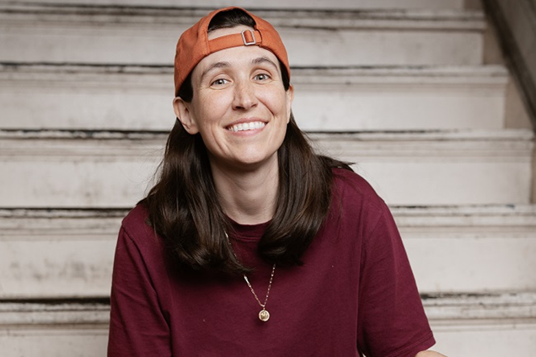 Ashley Gavin at Helium Comedy Club.